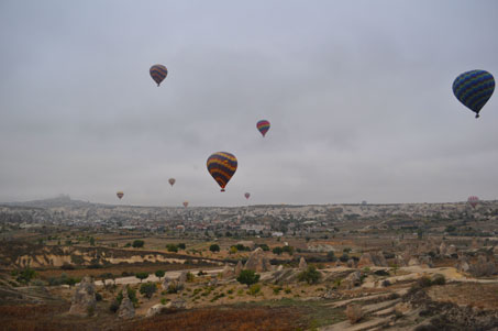 トルコ旅行記　気球